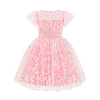 Arshiner Dress For Toddler Ruffle Sleeve