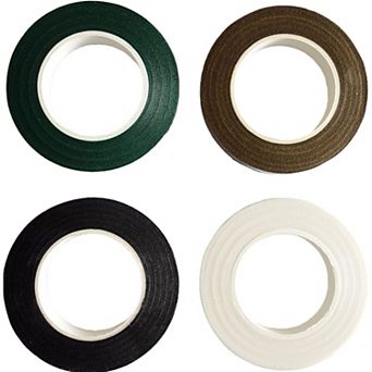 Floral Tape 4 Rolls 1/2 Inch x 30 Yards Florist Wrap