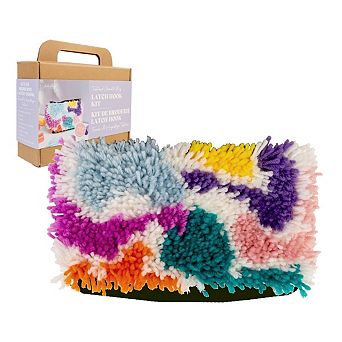 John Bead Textured Cosmetic Bag Latch Hook DIY Kit