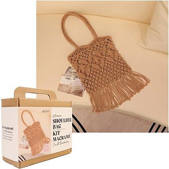 John Bead Macrame Shoulder Bag DIY Kit