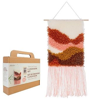 John Bead Textured Wall Hanging Latch Hook DIY Kit