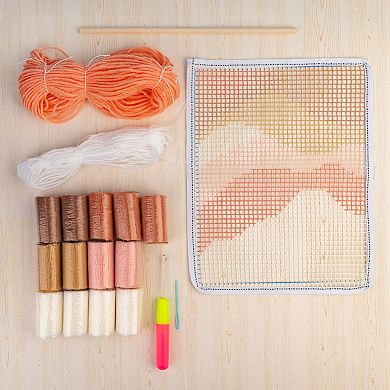 John Bead Textured Wall Hanging Latch Hook DIY Kit