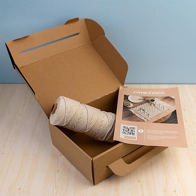 John Bead Macrame Handmade Placemat DIY Kit