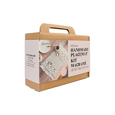 John Bead Macrame Handmade Placemat DIY Kit