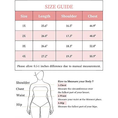 Women's Plus Size Two‑Pack Blouses, Gingham Peplum Blouse & Front Layered Ruffle Round Neck Top