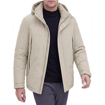 Men's Winter Full-Zip Hooded Thicken Quilted Jacket Coat