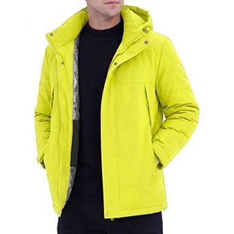 Men's Winter Full-Zip Hooded Thicken Quilted Jacket Coat