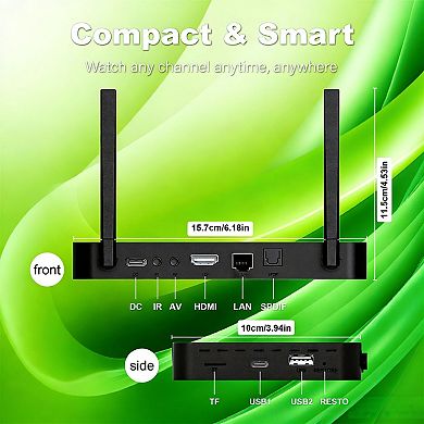 Super Box S7 Pro 6K Android TV Streaming Box, 32GB, Voice Command, Parental Control