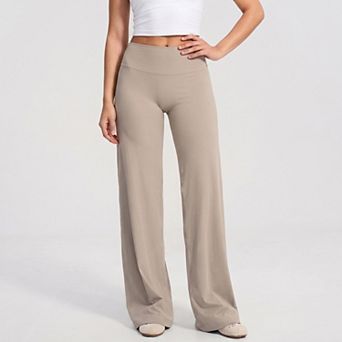 Women's High Waisted Wide Leg Yoga Pants Loose Fit Workout Lounge Pants