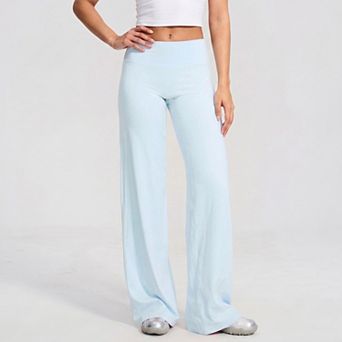 Women's High Waisted Wide Leg Yoga Pants Loose Fit Workout Lounge Pants