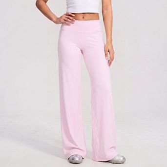 Women's High Waisted Wide Leg Yoga Pants Loose Fit Workout Lounge Pants