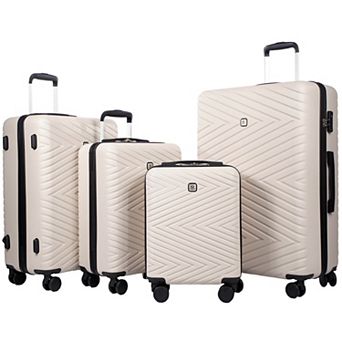4 pc Hardside Luggage Set with Spinner Wheels & TSA Locks