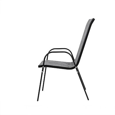 Set of 4 Outdoor Folding Patio Chairs
