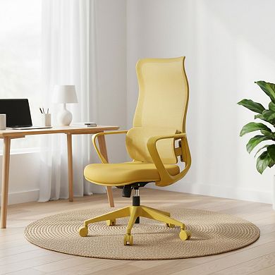 Ergonomic High-Back Mesh Office Chair with Adjustable Lumbar Support