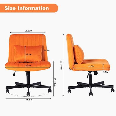 Criss Cross Office Chair with Adjustable Height & Tilt for Home Office