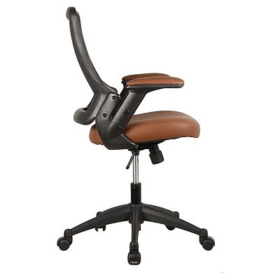 Mid-Back Mesh Task Office Chair with Height Adjustable Arms