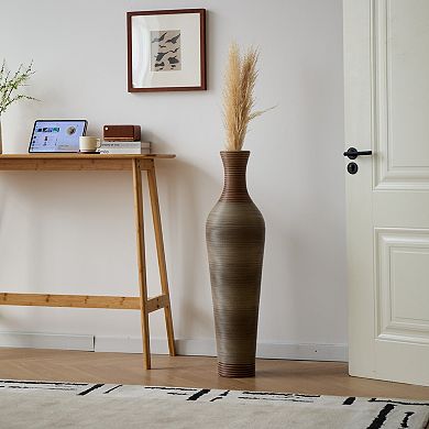 39.3" Tall Floor Vase for Farmhouse, Bohemian & Coastal Decor