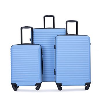 3 pc Hardshell Luggage Set, 20"/24"/28" Lightweight Spinner Suitcases