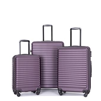 3 pc Hardshell Luggage Set, 20"/24"/28" Lightweight Spinner Suitcases