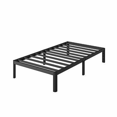 HOMZENE Bed Frame, Platform Bed Frame with Metal Slats, No Box Spring Needed, Easy Assembly