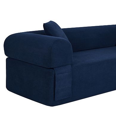 3-Seater Boneless Sofa Couch, No Assembly Needed
