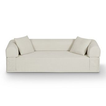 3-Seater Boneless Sofa Couch, No Assembly Needed