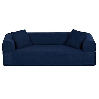 3-Seater Boneless Sofa Couch, No Assembly Needed