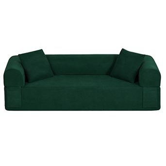 3-Seater Boneless Sofa Couch, No Assembly Needed