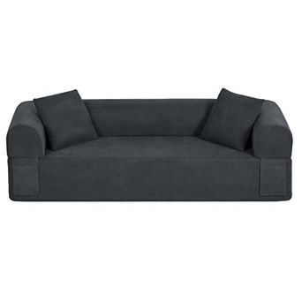 3-Seater Boneless Sofa Couch, No Assembly Needed