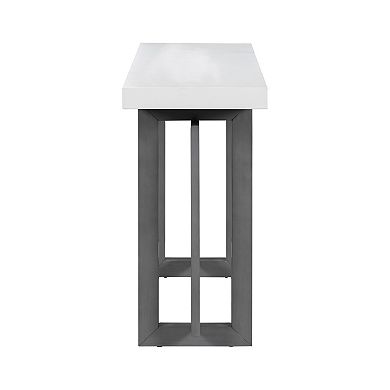 59.1" Painted Entryway Console Table with Pine Veneer