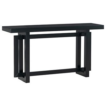 59.1" Painted Entryway Console Table with Pine Veneer