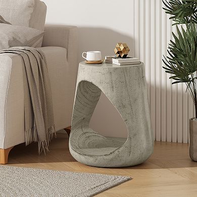 Side Table for Living Room, Patio, Balcony, No Assembly Required