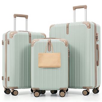3 pc 20"/24"/28" Hardside Luggage Set for Travel