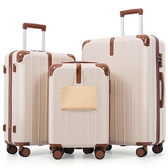 3 pc 20"/24"/28" Hardside Luggage Set for Travel