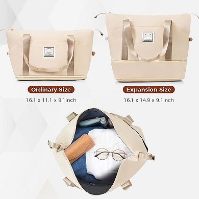 6-Piece Luggage Set, 14"/16"/20"/24"/28" and Expandable Duffel Bag