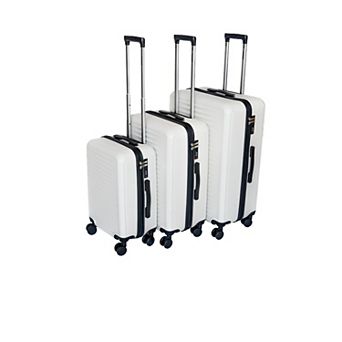 3 pc ABS Hardside Luggage Set, 20"/24"/28" Ultra-Light Travel Set