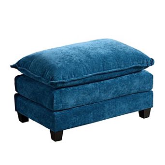 Sectional Couch Cloud Sofa Ottoman for Living Room, Bedroom, Apartment