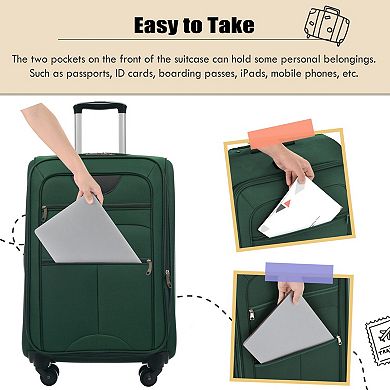 Softside Expandable 3-Piece Luggage Set - 22"/26"/30"