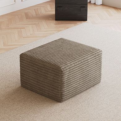 Modular Sectional Sofa with Ottoman, No Assembly Required