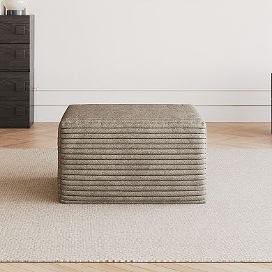 Modular Sectional Sofa with Ottoman, No Assembly Required