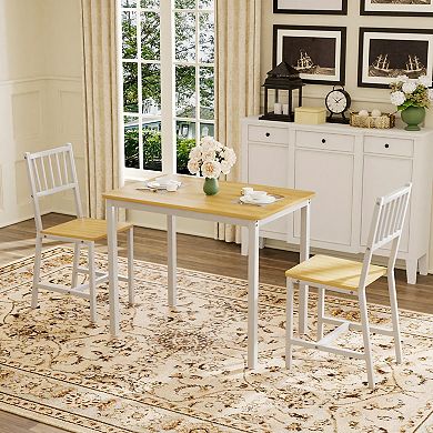3-Piece Dining Table & Chair Set