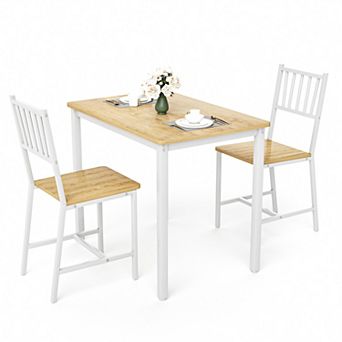 3 pc Dining Table & Chair Set