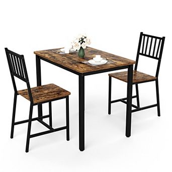 3 pc Dining Table & Chair Set