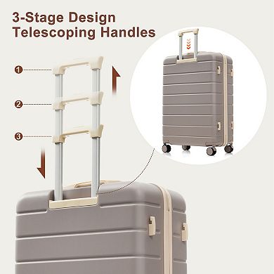 3-Piece 14" 20" Hardside Luggage Set