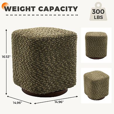 Swivel Vanity Stool, Upholstered Makeup Chair