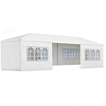 10x30' Outdoor Party Tent Gazebo with 8 Removable Sidewalls