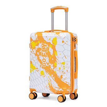 20" Carry-On Luggage, Printed Splatter Pattern