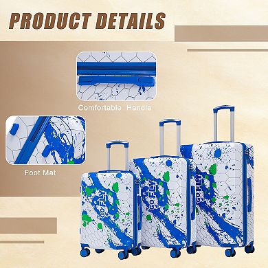 3 Pcs 20"/24"/28" Luggage Set for Travel