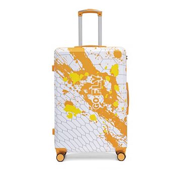 28" Carry-On Luggage, Printed Splatter Pattern