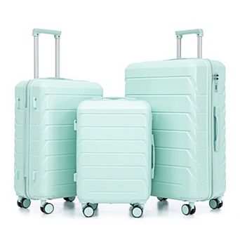 3 pc 20" 24" 28" ABS Hardshell Luggage Set for Travel